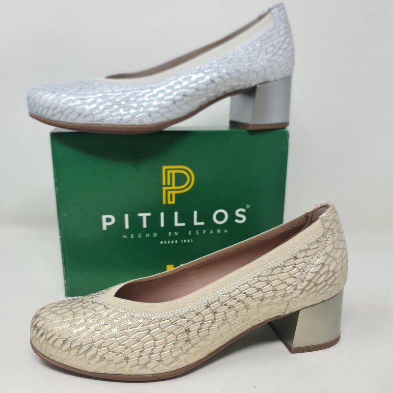 Zapato Salón Elástico Mod  10460 Pitillos