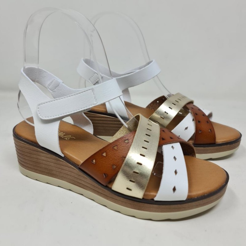 Sandalia Tiras Cuña Mod  Hd8717 Barke Walk 