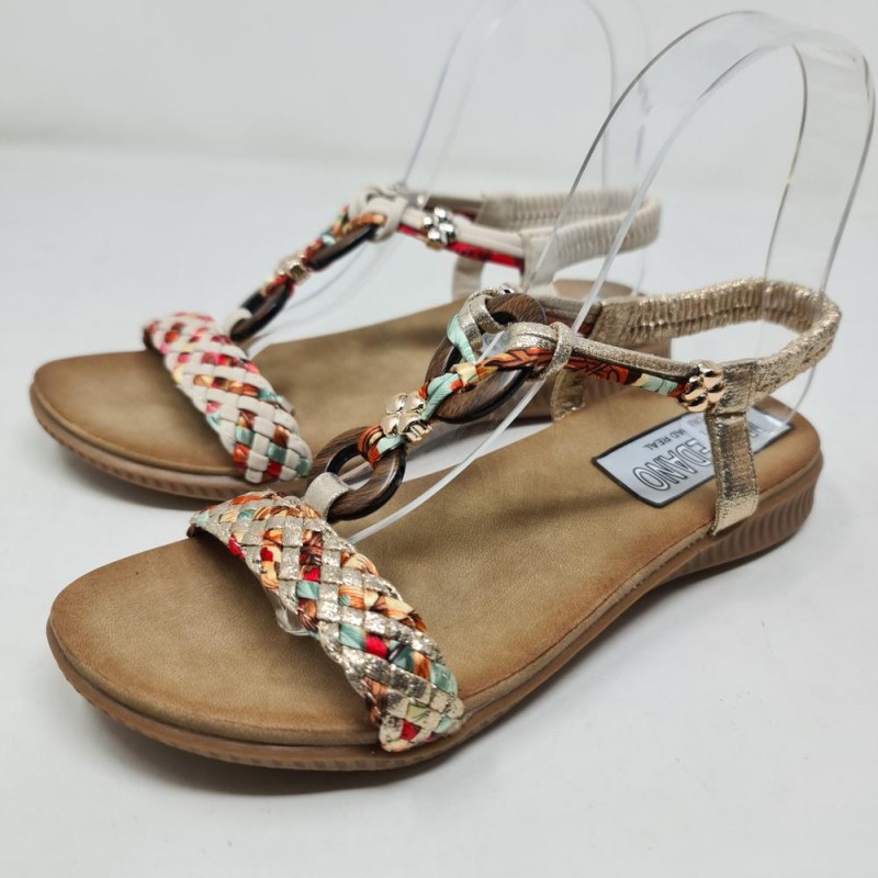 Sandalia Plana Trenzada Mod  Km-67 Hualun