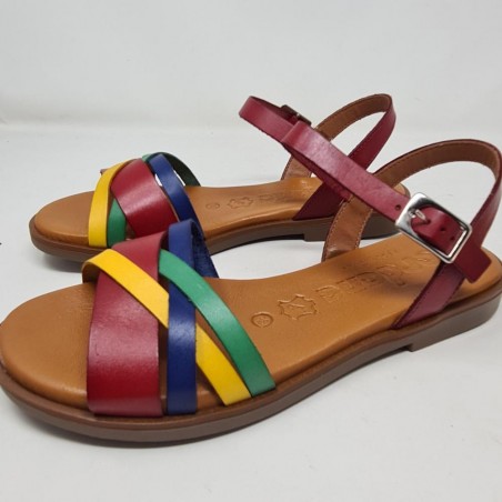 Sandalia Plana Jordana  MOD 4434 MULTICOLOR