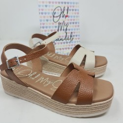 Sandalia Cuña Selena Oh My Sandals Mod 5720