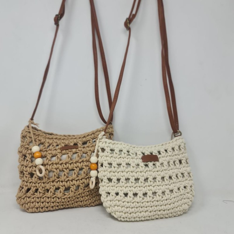 Bandolera Pequeña Macramé 3563