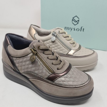 Zapato Confort Guateado Mod  25M571 Mysoft 