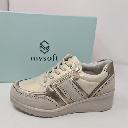 Zapatilla Confort Triángulos Mod  25M570  Musoft