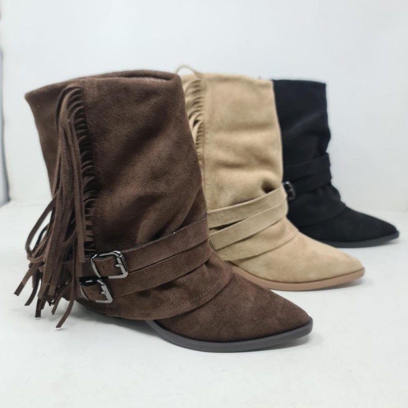 Bota Flecos Hebillas Mod  9622 Super Mode