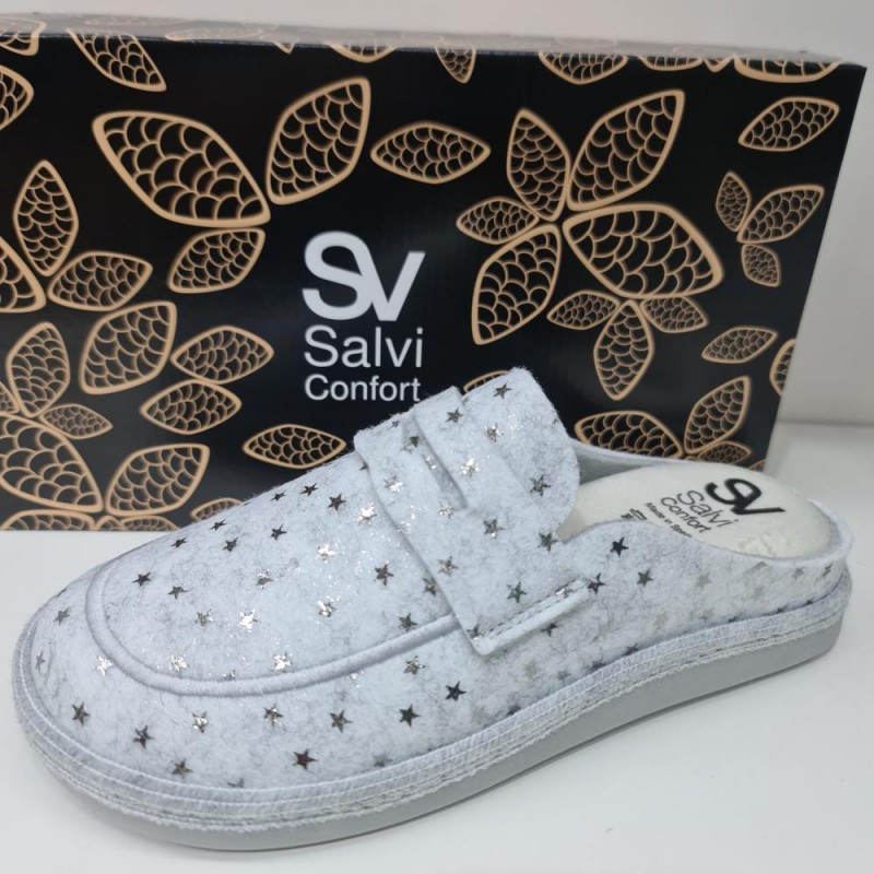 Zapatilla De Casa Estrellas Mod  61L-001 Salvi