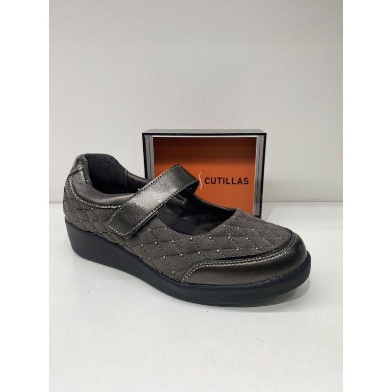 Merceditas Velcro Guateado D Ct 38612