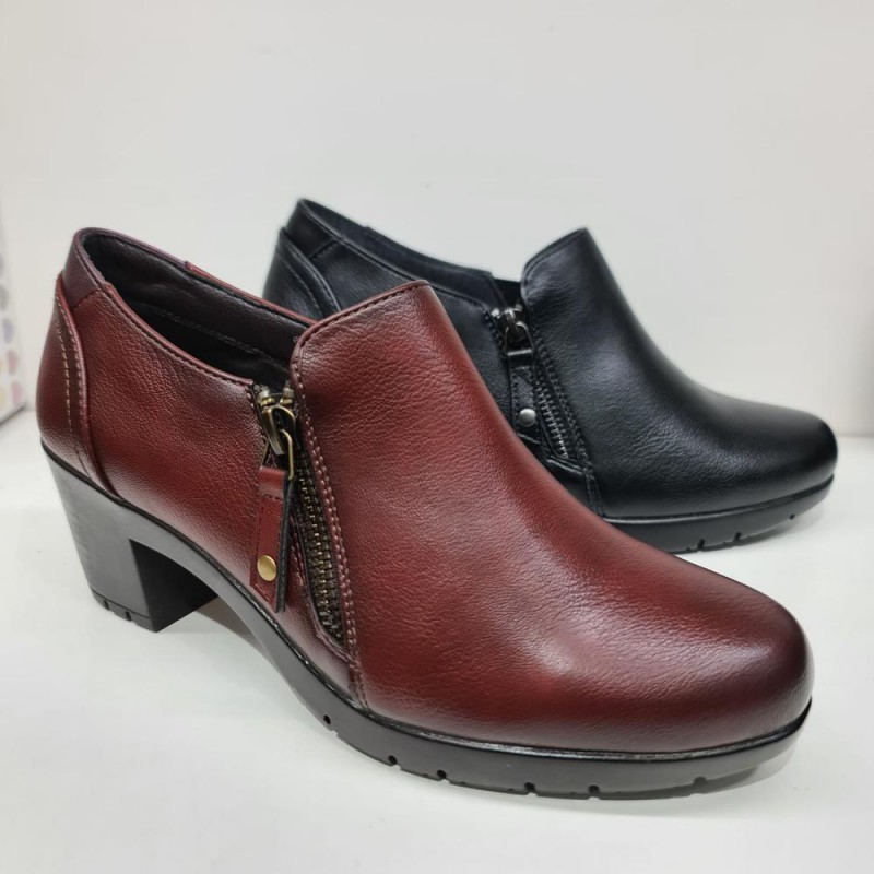 Zapato Tacón Cremallera Via Dos 813 Zapato Tacón Cremallera Via Dos 813