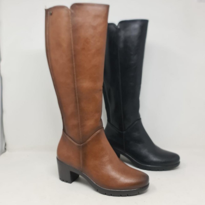 Bota Tacón Medio V&D Modelo SM 839