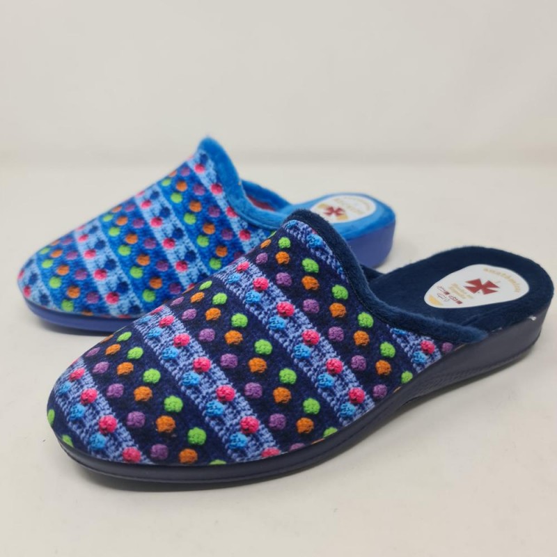 Zapatilla De Casa Lunares Mod  5575 Alcalde