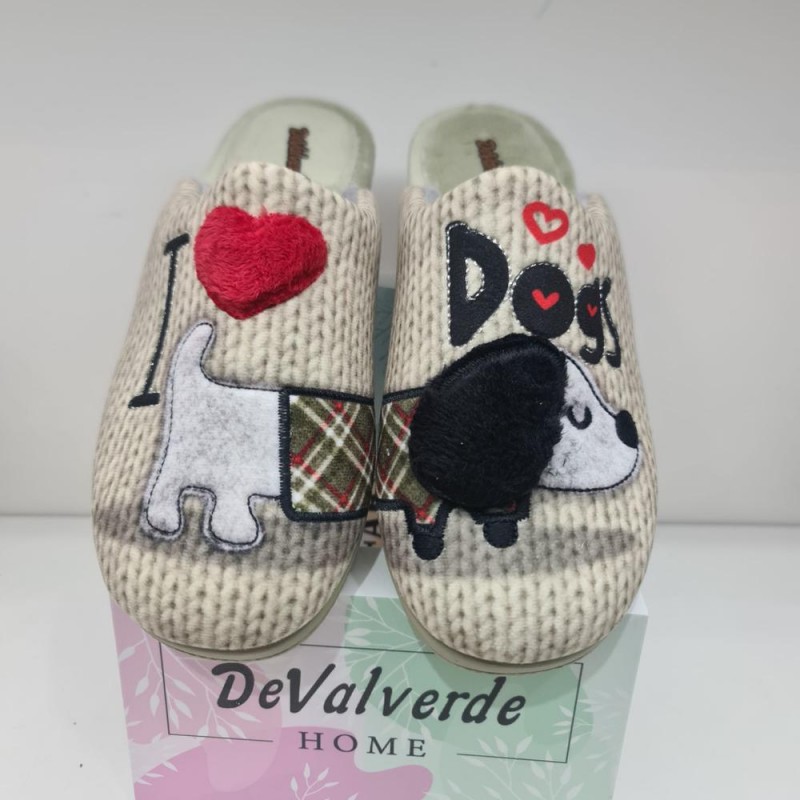 Zapatilla Perrito DeValverde 1177