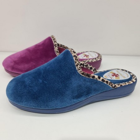 Zapatilla Borde Leopardo Alcalde 4800