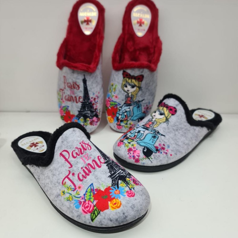 Zapatilla Chica París Alcalde 60056