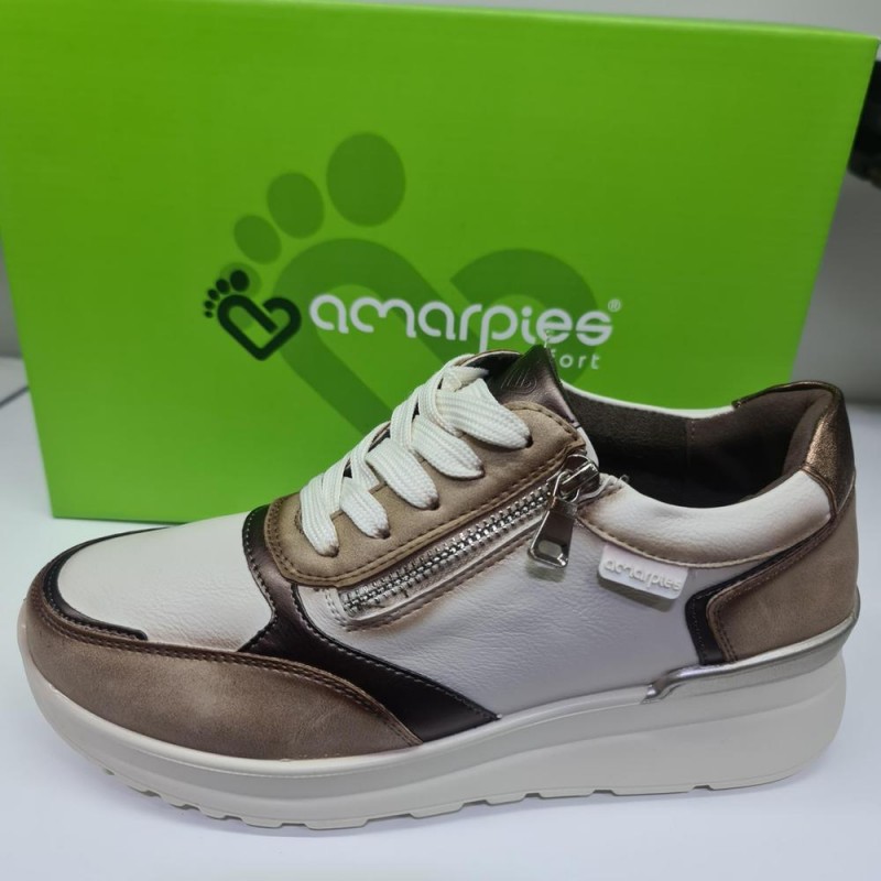 Casual Cordón  Cremallera Amarpies 395