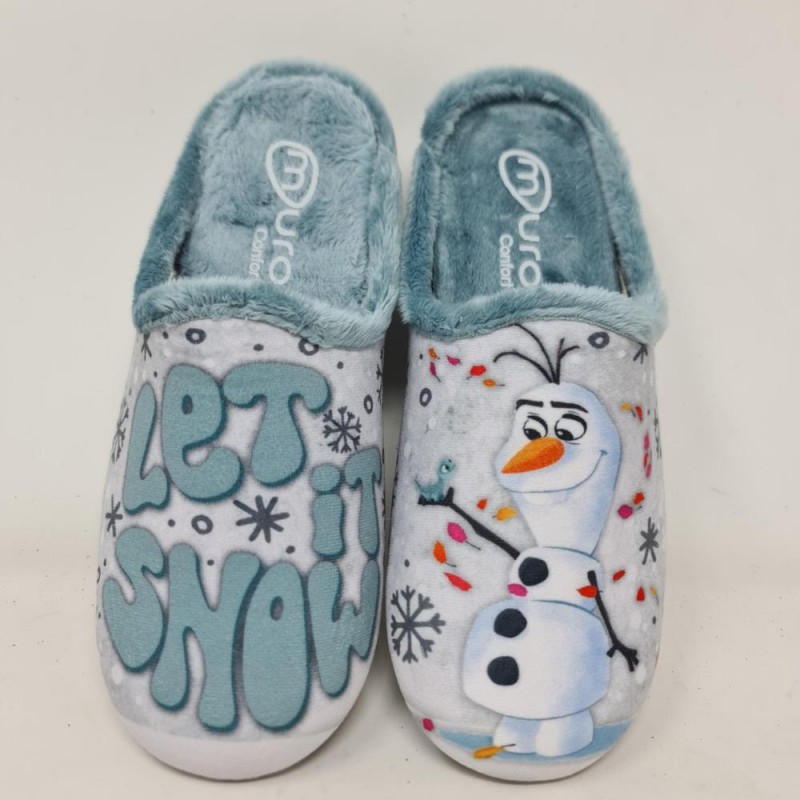 Zapatilla Muñeco de Nieve  Muro 2713