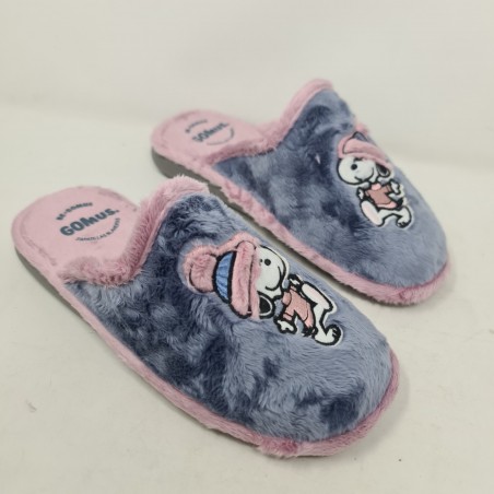 Zapatilla De Casa Perro Gorro, Mod. 6909 Gomus