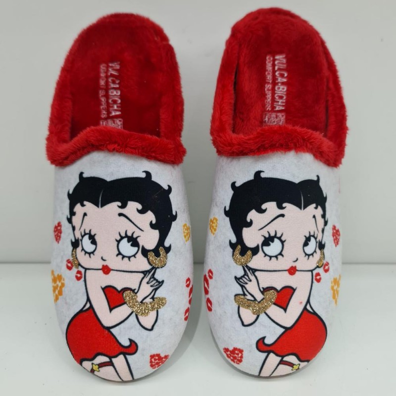 Zapatilla Perla Rojo Vulca Bicha Mod 1362