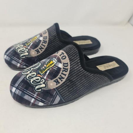 Zapatilla De Casa Cerveza Mod  8800 Mariel 