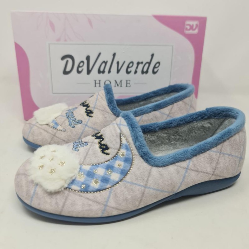 Zapatilla Cerrada Luna  DeValverde 6086