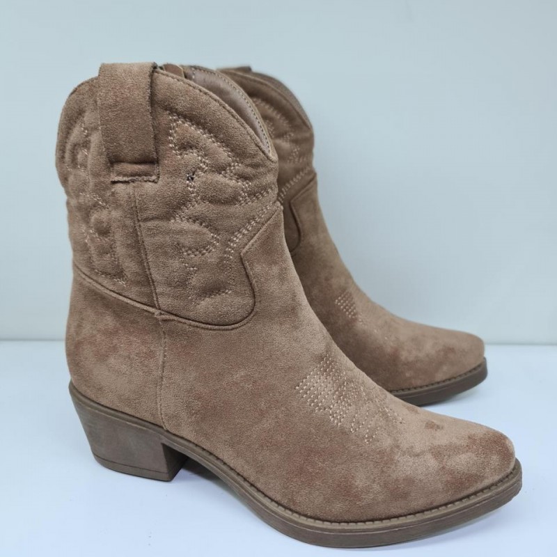 Botín  Cowboy Bordado Mod  H5216 H A 