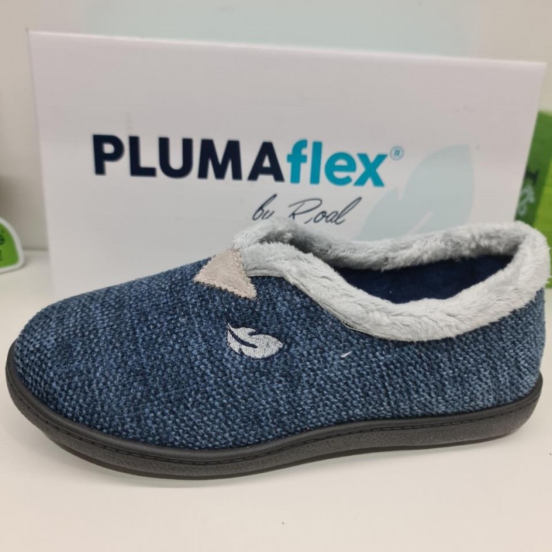 Zapatilla De Casa Cerrada Pluma Flex Mod  12014 