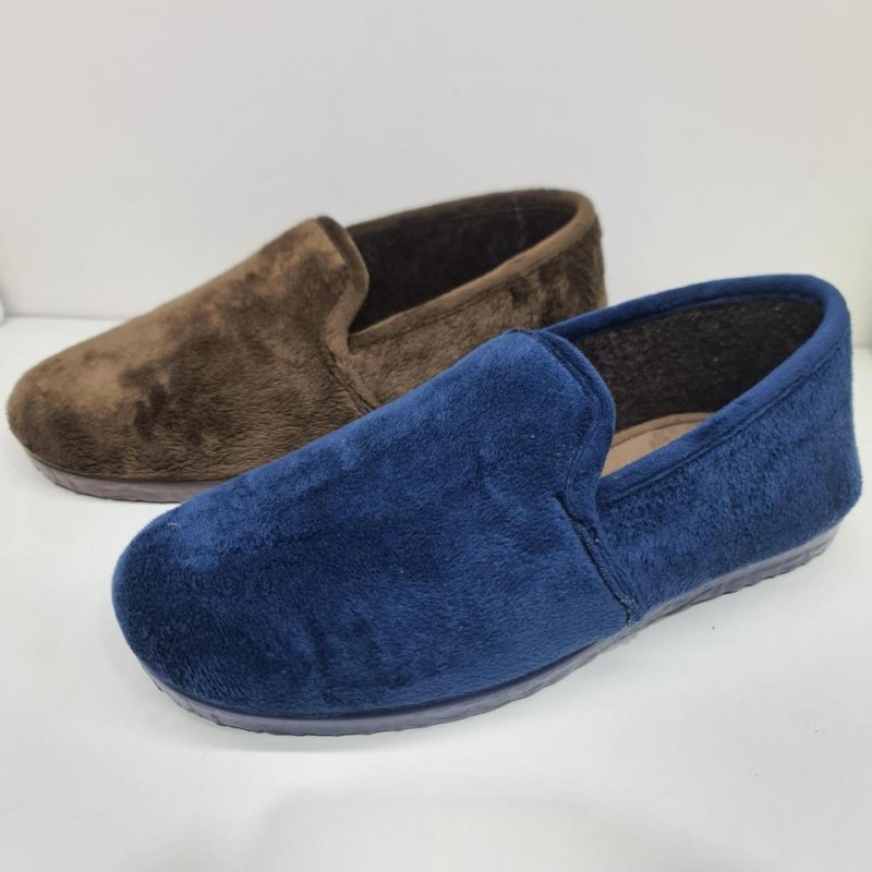Zapatilla De Casa Cerrada Lisa  Mod  8616 Mariel 