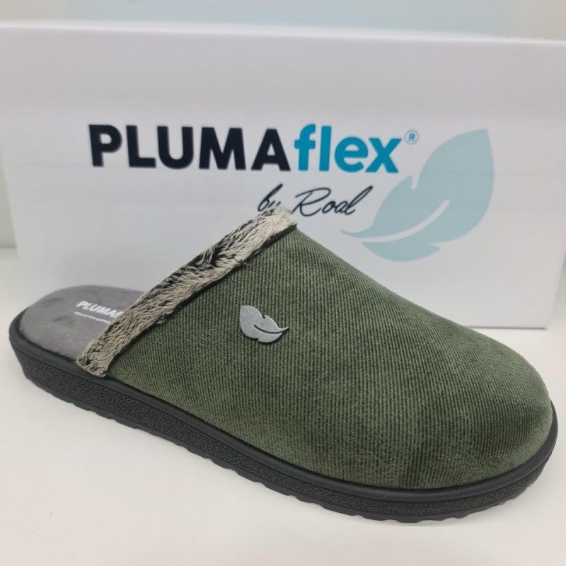 Zapatilla De Casa Clásica  Mod  80032  Pluma Flex