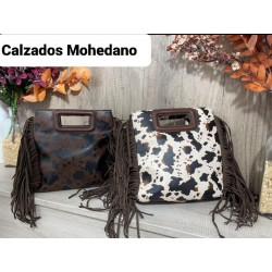 Bolso Vaca Flecos Mod  Bfy27998 Kevin 