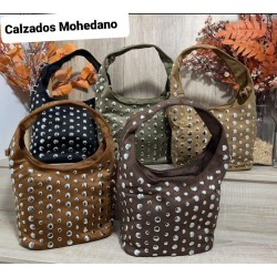 Bolso Ante Tachas Mod  Bfy28001 Kelvin