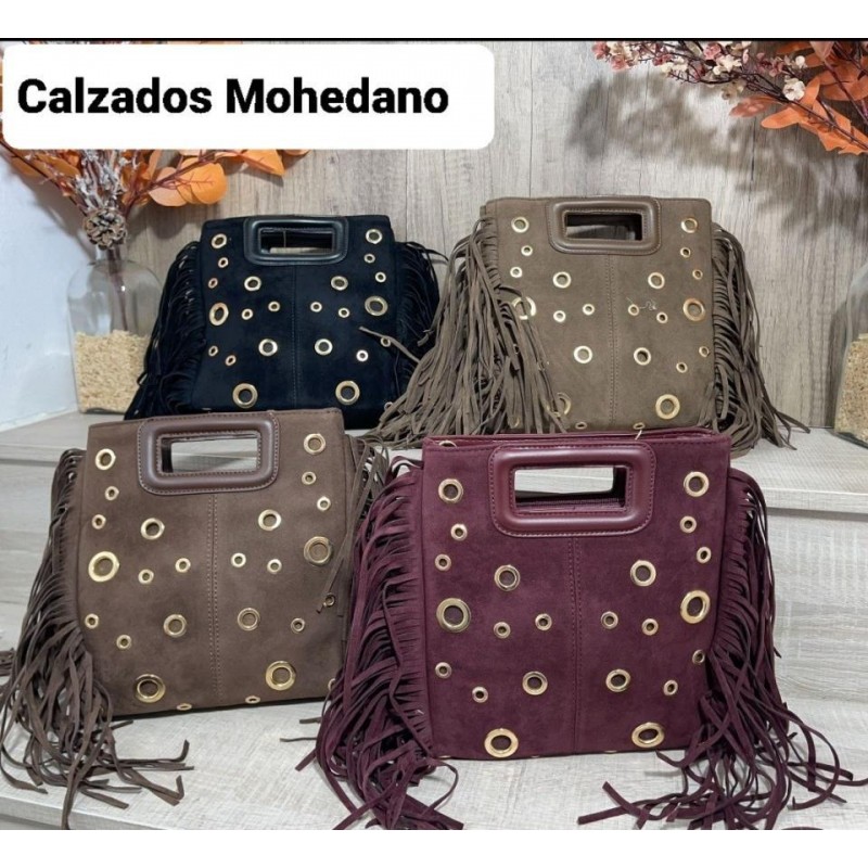Bolso Tachas Flecos Mod  Bfy28006 Kelvin 