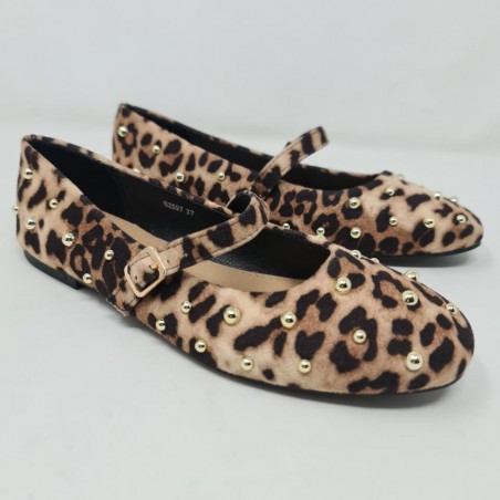 Merceditas Leopardo Tachas 5297