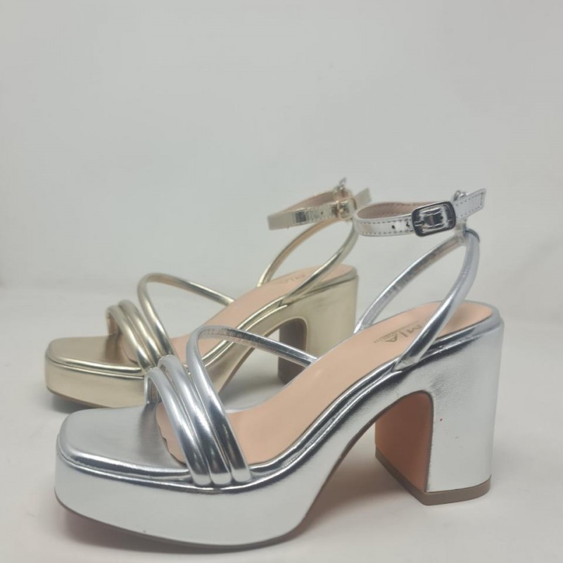 Sandalia Plataforma Tubular Mia F1618
