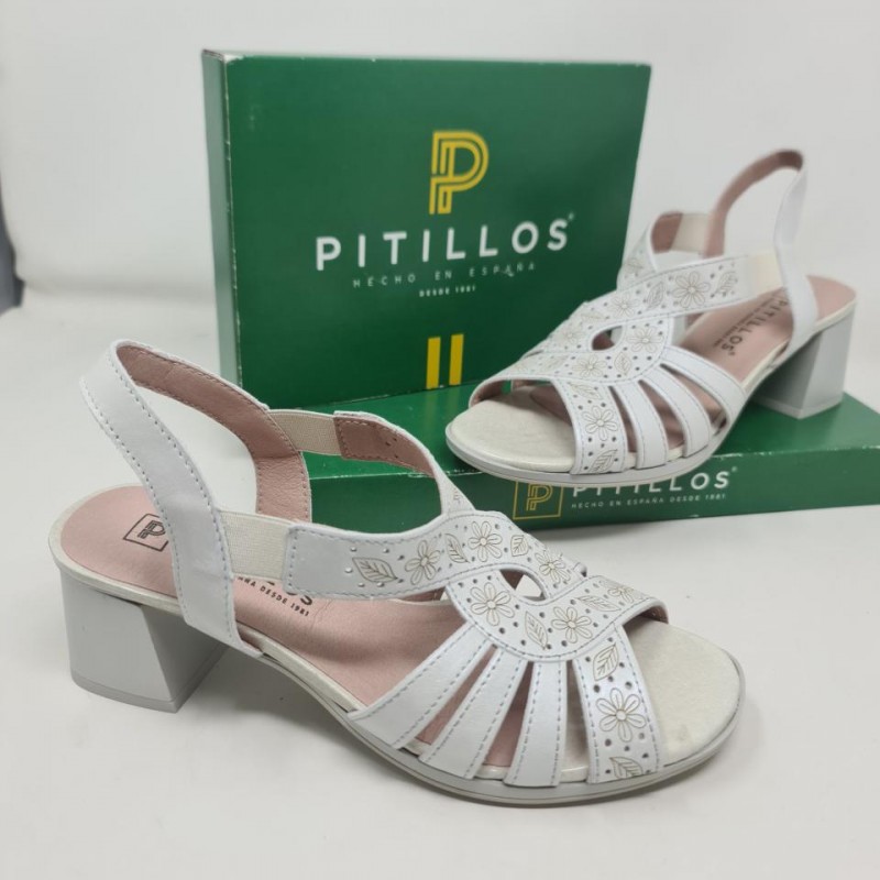 Sandalia Pitillos Adorno Láser Mod 11211