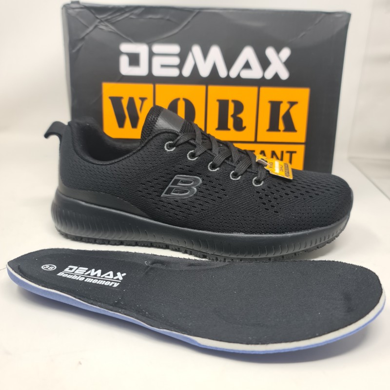 Deportiva Negra Work Mod. 7-2330 L Demax