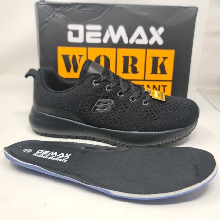 Deportiva Negra Work Mod. 7-2330 L Demax