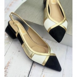 Stiletto Tacón Medio Buenarotti  DB 3471 Negro