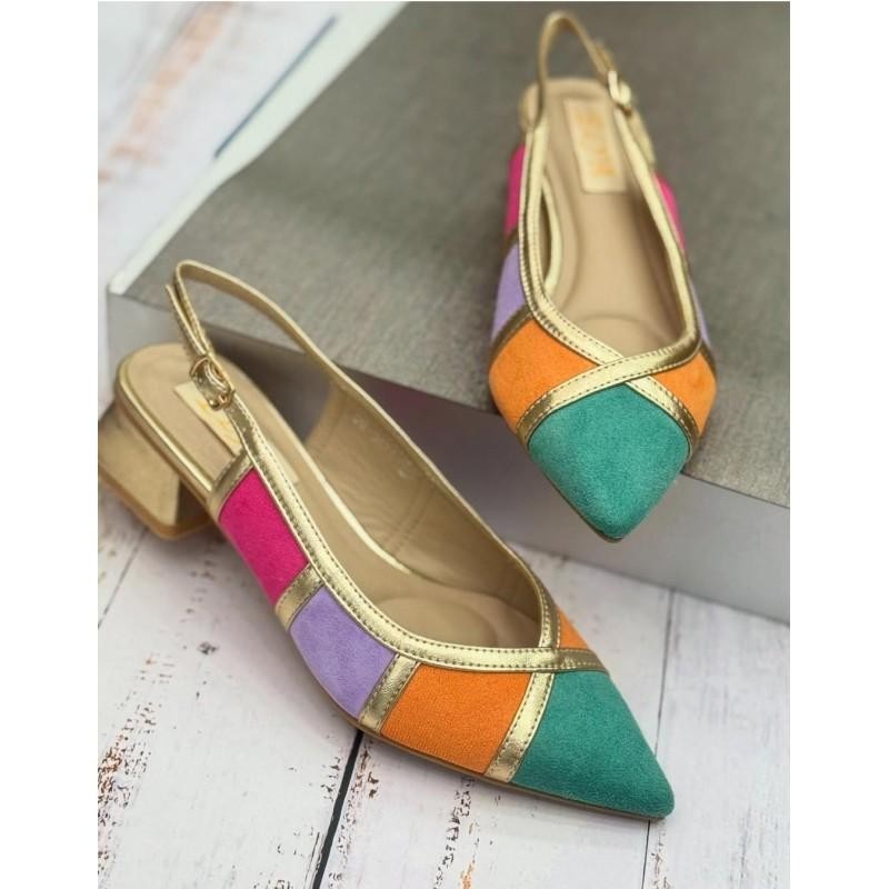 Stiletto Tacón Medio Buenarotti Db 3471 Multi