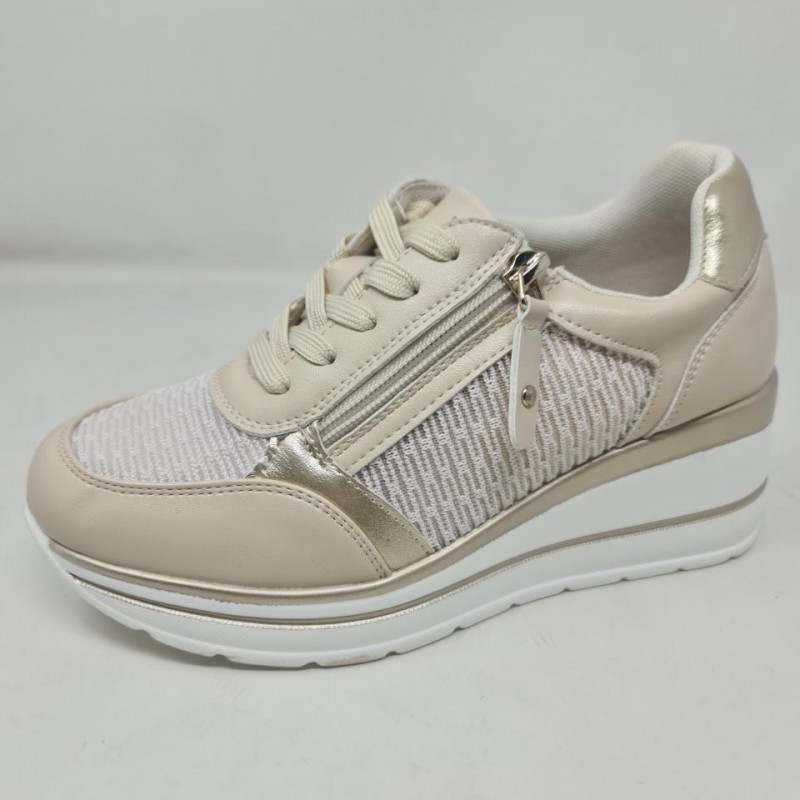 Zapato Deportivo Cremallera Mod  Ht1900 Naw