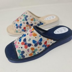 Zapatilla Puntera Abierta Mariposas Mellakis 1364