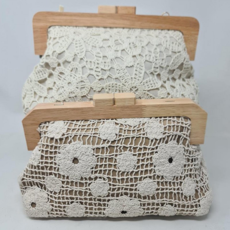 Bolso Ganchillo Floral Mod  kmv309459 Royarna  
