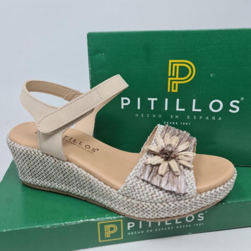 Sandalia Rafia Pitillos Mod 11262
