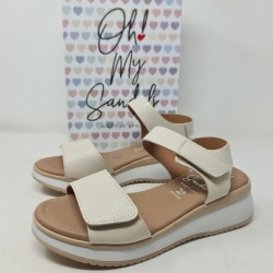 Sandalia Piel Velcro Oh My Sandals