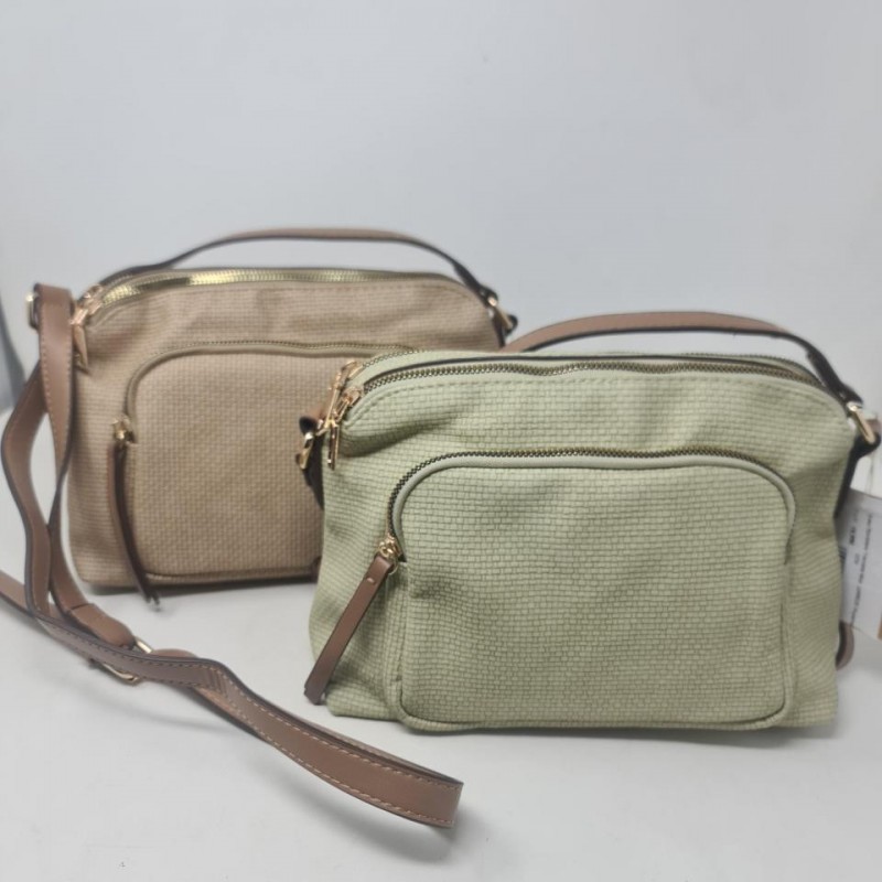 Bolso Bandolera Trenzada Mod  Jyl68025 Royarna 
