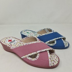 Zapatilla Cruzada flores  Muyter Modelo 717 