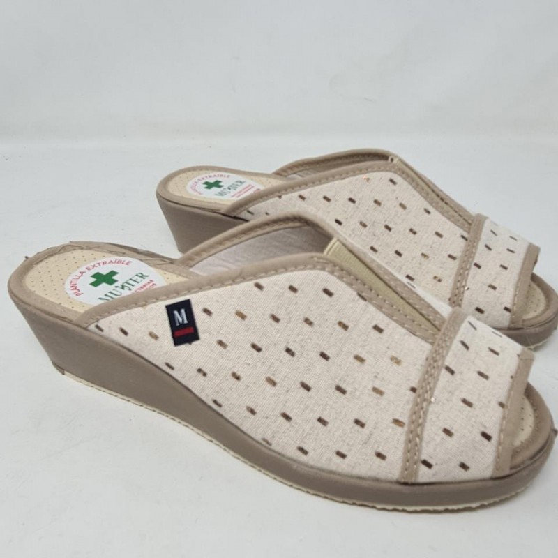 Zapatilla Cuña  Elástico Muyter Mod 1171 