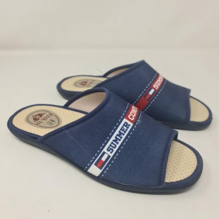 Zapatilla De Casa Puntera Abierta Muyter Mod 210