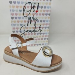 Sandalia Adorno Metal Oh My Sandal