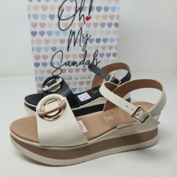 Sandalia Adorno Circular...