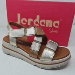 Sandalia Piel  Cuña  Jordana Mod 4917 