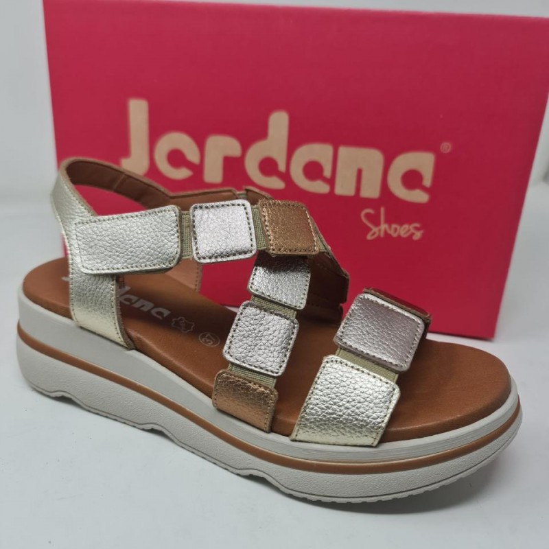 Sandalia Piel  Cuña  Jordana Mod 4917 